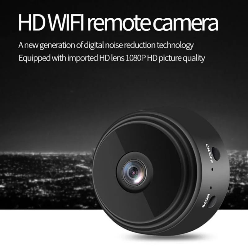 Mini Câmera de Vigilância IP Sem Fio, Gravador De Vídeo A9, WiFi, 1080P HD, 720P, Câmera De Segurança