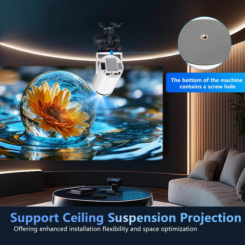 Projetor magcúbico hy300 pro 4k android 11 duplo wifi6 260ansi allwinner h713 bt5.0 1080p 1280*720p home cinema projetor ao ar livre